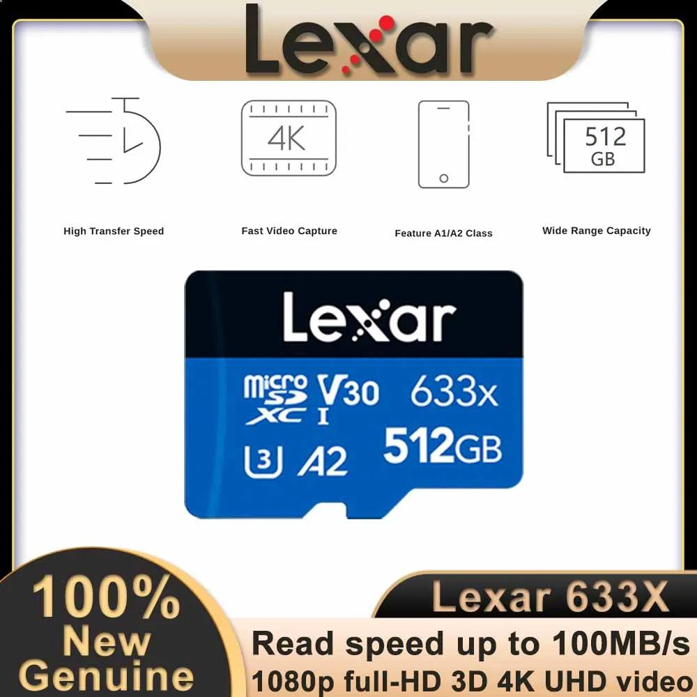 Lexar 633X ũ SD ޸ ī, Ŭ 10 ũ SD ī, SDHC/SDXC UHS-I  TF ī, ķ  ķڴ, 32GB, 64GB, 128GB, 256GB
